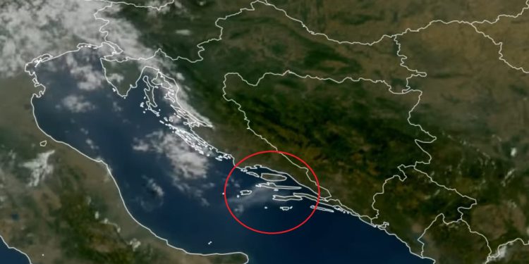 Požari u Dalmaciji vidljivi iz svemira