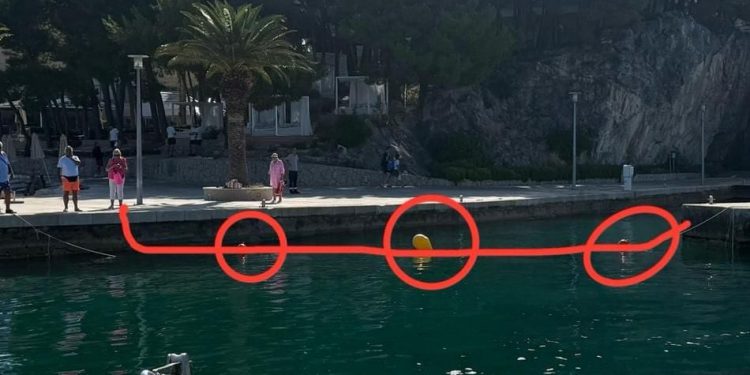 Pred Marinom Lav u Podstrani ograničili plovidbu graničnicima