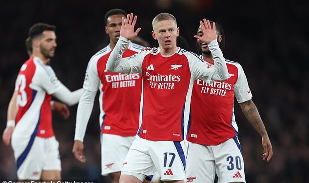 Premier liga “postavljen za utrku za Oleksandra Zinchecnko ‘kao rivals zavjere’ 10 milijuna funti za svestranu Arsenal zvijezdu ovog ljeta ‘