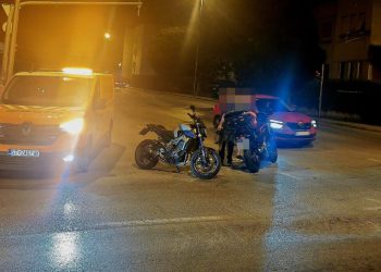 Prometna nesreća na splitskom raskrižju u kojoj su sudjelovala dva motocikla