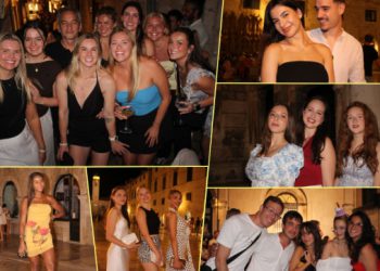 Prvi ljetni noćni đir Stradunom kao scena iz pjesme “30 u hladu, ljeto je u Gradu” (FOTO)