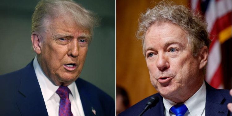 Rand Paul se sruši s Trumpom na povećanju ograničenja duga u jednom velikom lijepom zakonu