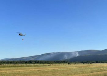 Rano jutros helikopter ponovno na terenu u Grudama