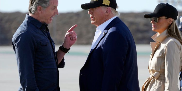 Ratovi zvijezda, Simpsons i Spy Kids: Trump i Gavin Newsom zaključani u Bizarre LA prosvjedu