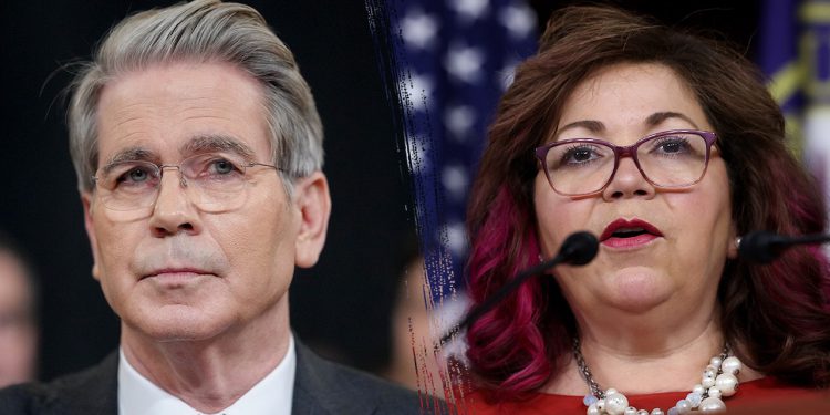 Rep. Sanchez optužuje ministra riznice Bessent za rodno prekid