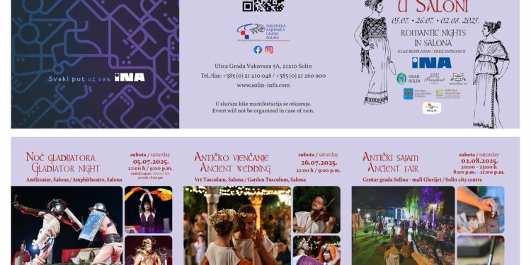 Romantika u Saloni ponovno oživljava antičku baštinu Solina