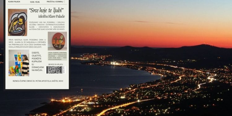 “SRCE KOJE TE LJUBI” Dođite u Kaštel Novi i pogledajte izložbu 14-godišnje djevojčice