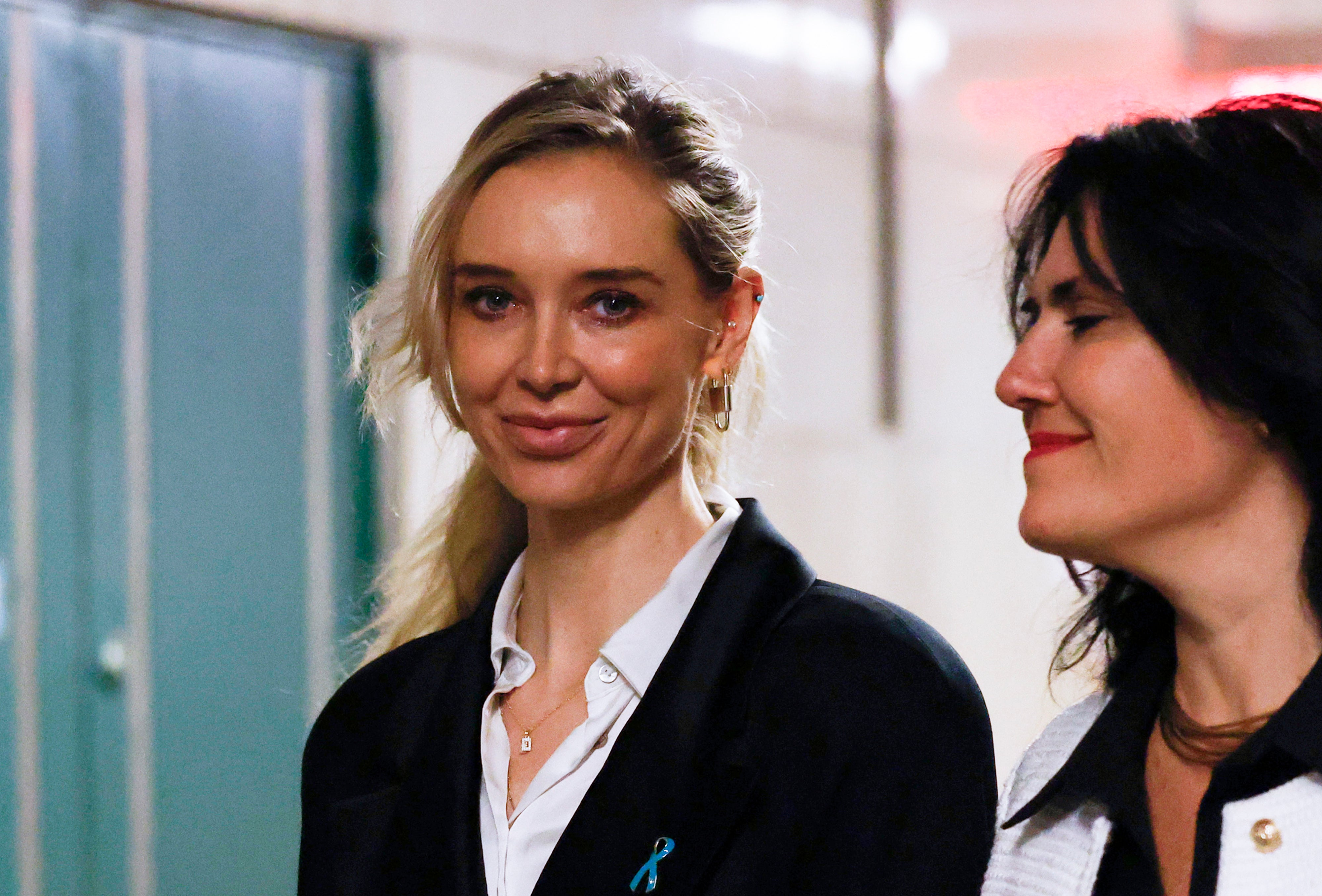 Kaja Sokola stiže na kazneni sud na Manhattanu za suđenje Harveyja Weinsteina 14. svibnja