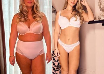 Shaughna Phillips Love Islanda prikazuje svojih šest kamena gubitak težine u zadivljujućim snimkama transformacije donjeg rublja