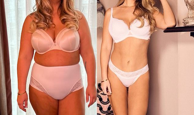 Shaughna Phillips Love Islanda prikazuje svojih šest kamena gubitak težine u zadivljujućim snimkama transformacije donjeg rublja