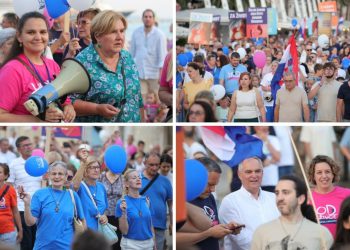 Slobodna Dalmacija – Hod za život na ulicama Splita: pogledajte kako je bilo u povorci, poruku je poslala i Željka Markić