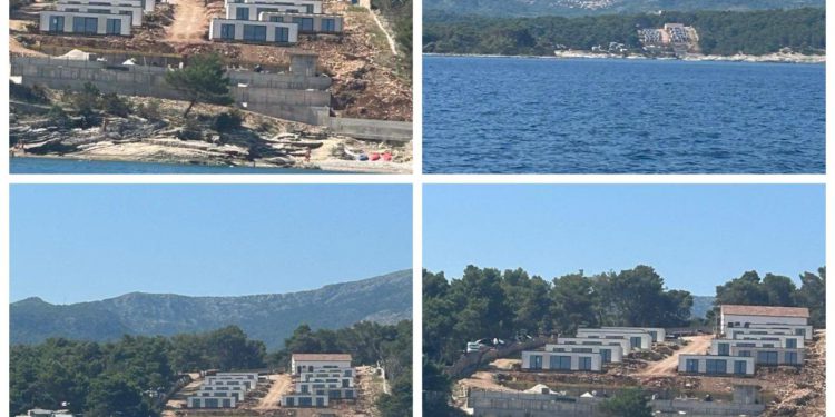 Slobodna Dalmacija – Novi kompleks uz more izazvao bijes otočana: ‘Kako je moguće legalno ovo izgraditi?!’ Vlasnik: ‘Znam da sad izgleda…’