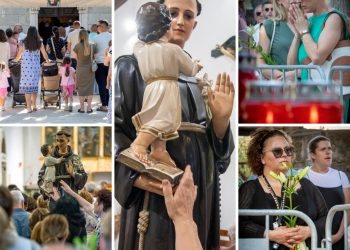 Slobodna Dalmacija – Splićani pohrlili sv. Anti po utjehu i zagovor, crkva je bila pretijesna: ‘On je naša snaga i putokaz’; ‘Puno mi znači’