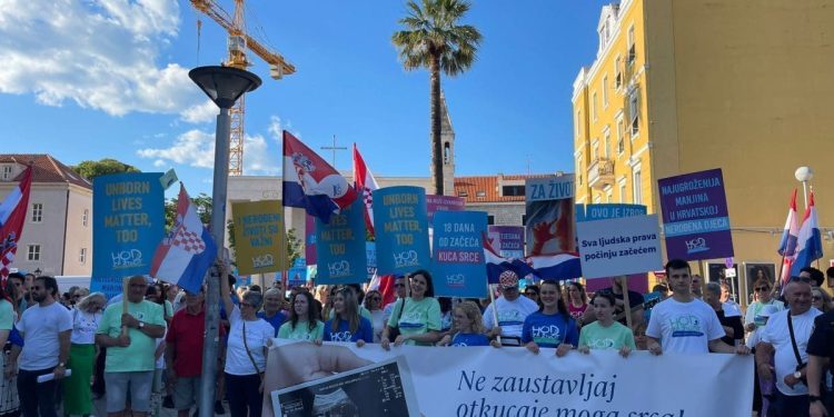 Splićani, ovo morate znati: Hod za život zaustavlja promet u samom srcu grada!