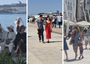 Stranci na svakom koraku i neizostavni kuferi: Evo kako je jutros na splitskoj Rivi