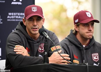 Trener države Origin Billy Slater vrši šokantno reference na samoubojstvo trenera NRL -a u blistavom napadu na suparnika koji ga je nazvao grubom