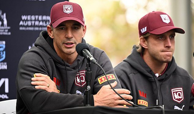 Trener države Origin Billy Slater vrši šokantno reference na samoubojstvo trenera NRL -a u blistavom napadu na suparnika koji ga je nazvao grubom