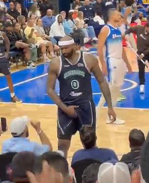 Trenutak bivše NBA superzvijezde ljuljačke udara i svađa s fanovima nakon što su ga izbacili u šokantne scene