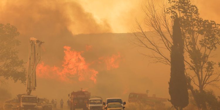 Turska požari: Izmir zračna luka prisiljena da se zatvori s otkazanim i preusmjerenim letovima