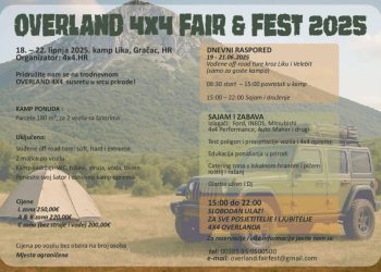 U Gračacu se održava Overland 4×4! Radi se o terenskom okupljanju i avanturističkom susretu za ljubitelje off-road vožnje