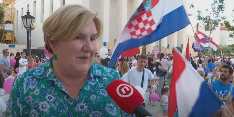 U Splitu održan Hod za život: Zastava je na svetom Duji, Markić poslala poruku