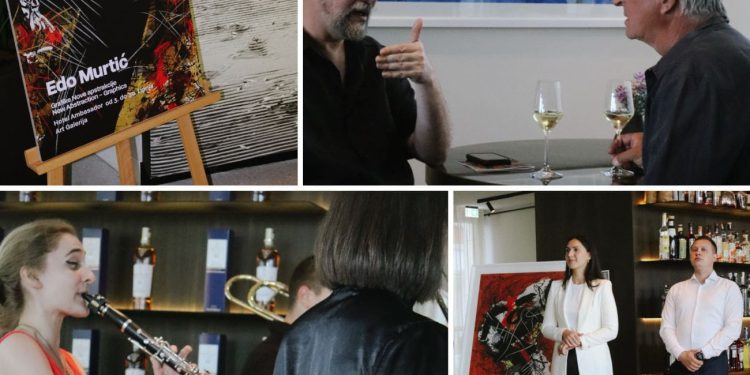 U hotelu Ambasador otvorena izložba Ede Murtića