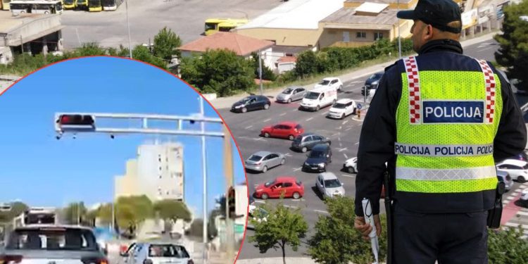 Uhvaćen u trenutku: Kamera snimila bahati prolazak kroz crveno u Splitu