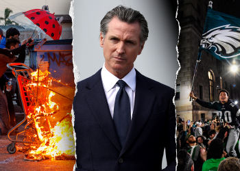 Ured vlade Gavin Newsom uspoređuje LA Riots sa sportskim proslavama