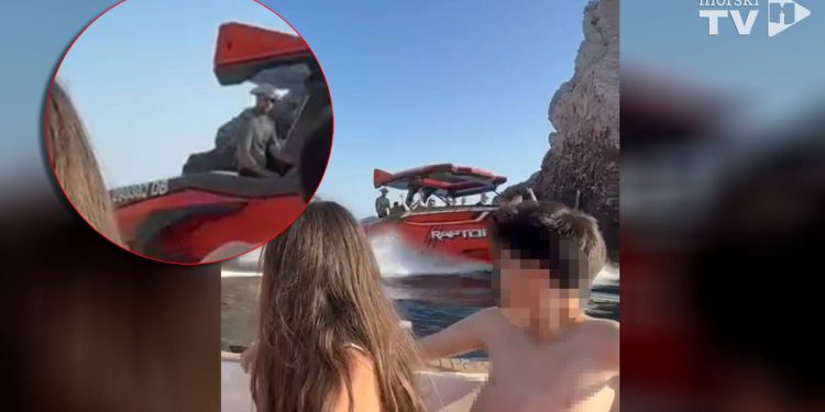 VIDEO Luđak se gliserom zaletio između hridi kod Dubrovnika i umalo napravio tragediju obitelji u čamcu!