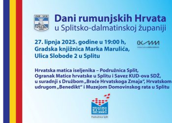 Večeras u Splitu “Dani rumunjskih Hrvata” – slavlje baštine i zajedništva