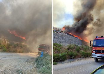 Veliki požar kod Metkovića, gori deponij