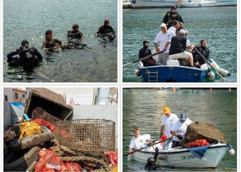 Više od 10 kubika otpada izvađeno iz podmorja u Bakru!