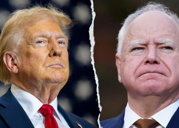 Vlada Minnesote Tim Walz korijeni za kišu tijekom Trumpove vojne parade u subotu