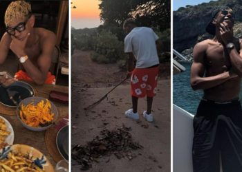 Yamal na odmoru u Pantelleria: Fotografije zvijezde Barcelone na otoku
