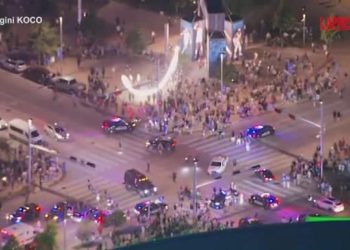 Zabava na ulicama Oklahoma Cityja