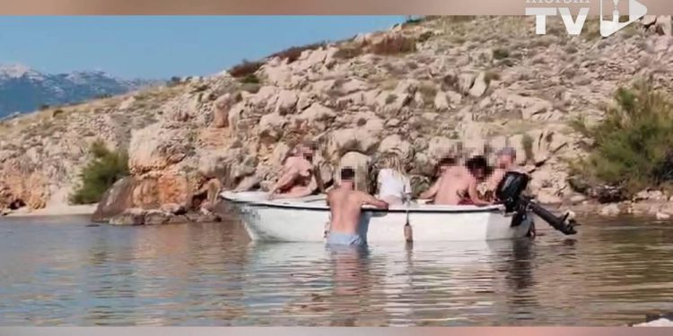 Zadarska policija istražuje osobe koje su se s pivama u rukama nasukale na plažu s djecom kod Vinjerca