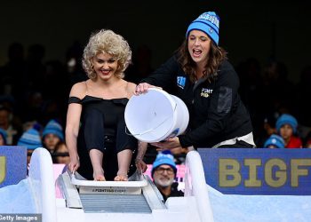 Zlatna djevojka Ariarne Titmus krade emisiju u AFL Big Freezeu dok se na MCG -u poštuje MCG, u čast MND Battler Neale Daniher