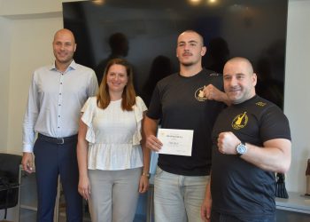 Zlatni debitant Mateo Gelo na prijemu u Gradskoj upravi: „Sad sam prvak i idem dalje!“