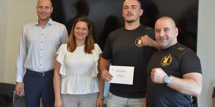 Zlatni debitant Mateo Gelo na prijemu u Gradskoj upravi: „Sad sam prvak i idem dalje!“