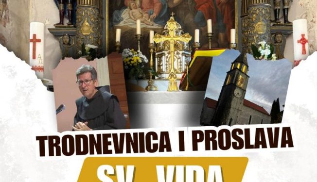 Župa sv. Vida Trsteno u nedjelju slavi svoga nebeskog zaštitnika