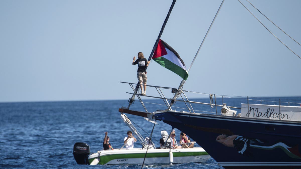 Palestinska zastava na brodu