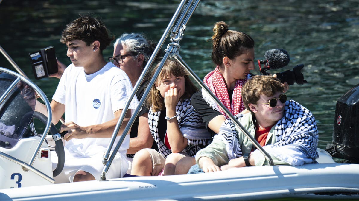 Greta Thunberg na Italijskoj flotili slobode