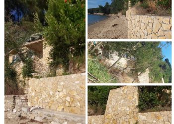 ŠTO INSPEKCIJA ČEKA? U Loparu na Rabu grade velike zidine prema ilegalnim objektima uz more. Općina: "Obavijestili smo građevinsku inspekciju još prošle godine!"