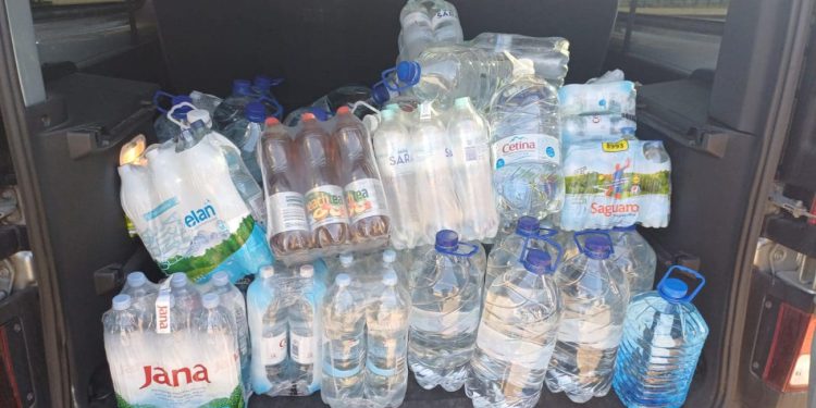 Nešto više Splićana se odazvalo za donaciju vode. Sve prikupljeno ide put Omiša