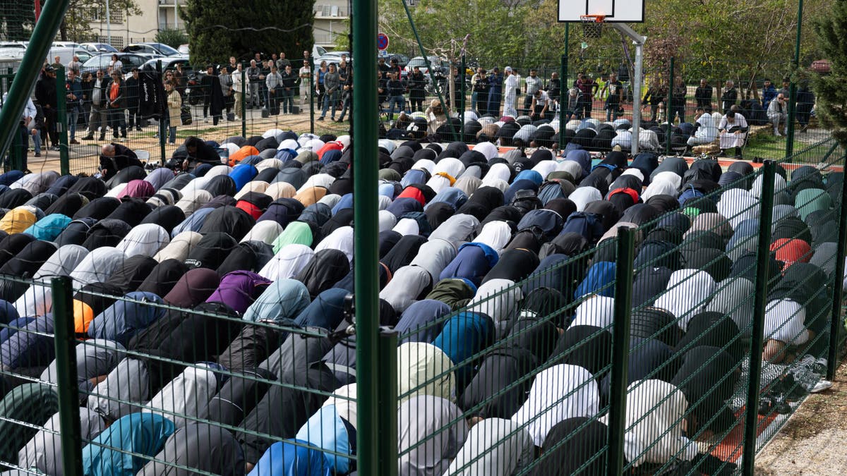 Neki francuski muslimani kritizirali su izvještaj o muslimanskom bratstvu. Nepovezana fotografija prikazuje muškarce muslimana koji se mole u Marseilleu u Francuskoj.