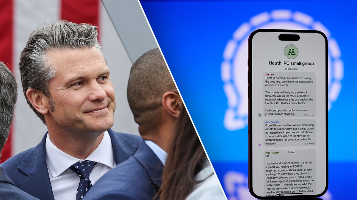 Hegseth i Signal App
