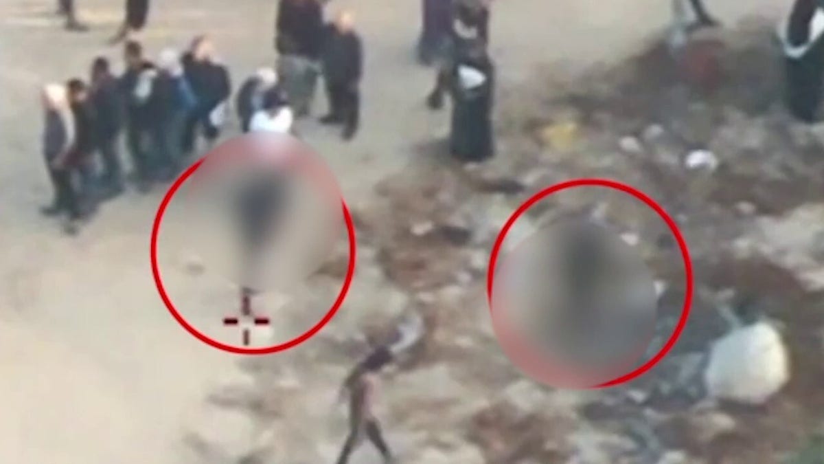 Izraelsko drone snimke strijelca na mjestu za pomoć
