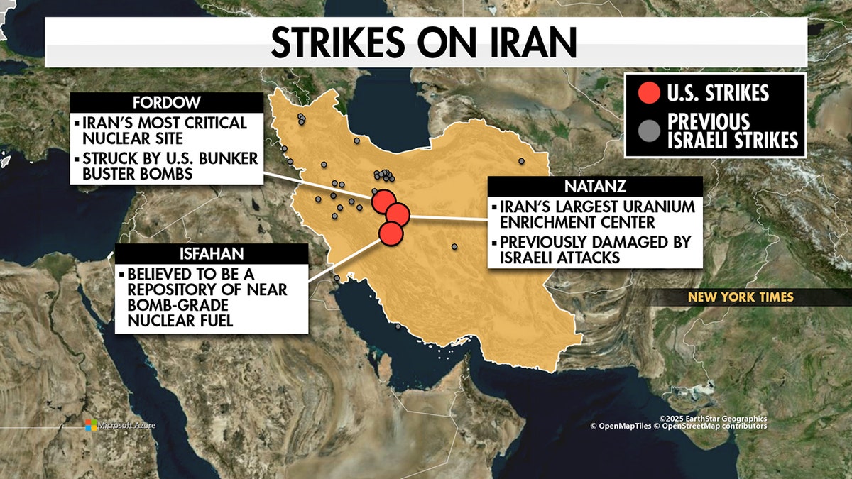 Karta nas udara na Iran