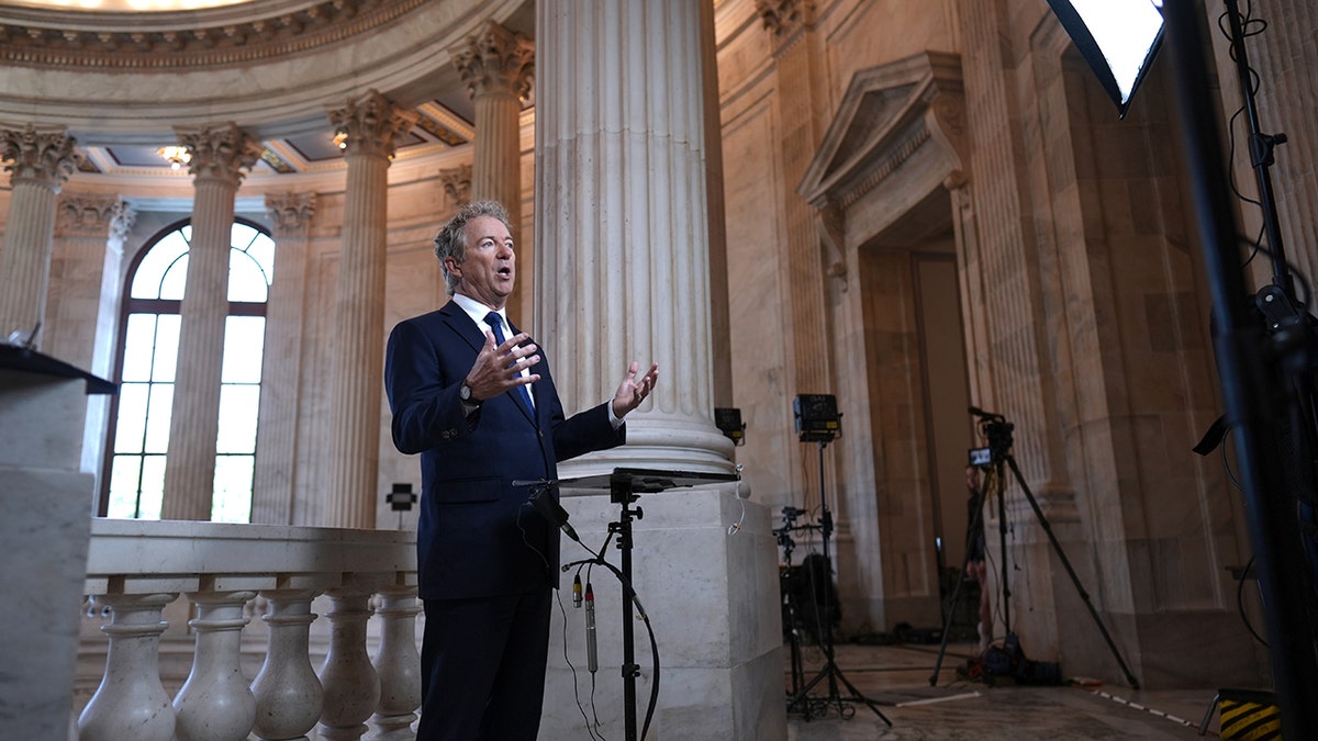 Rand Paul tijekom TV intervjua u Kapitolu