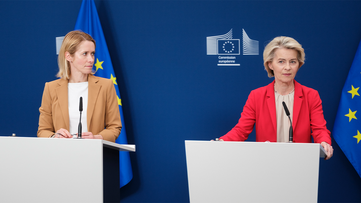 Ursula von der Leyen i Kaja Kallas